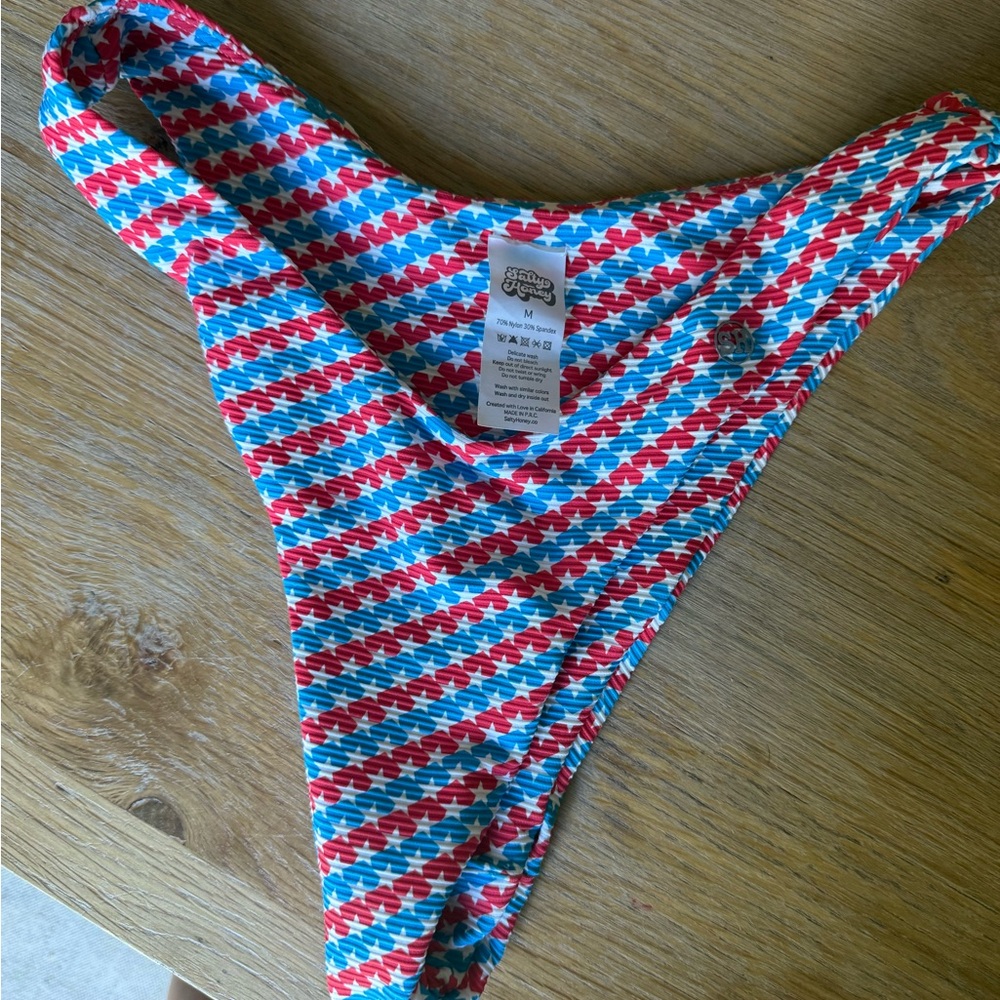 Vibrant Red and Blue stars bottoms 4th of July